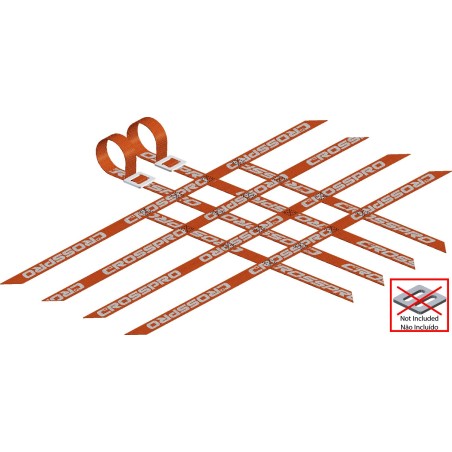 Nerf-Bar Belts CROSSPRO (kit) Orange