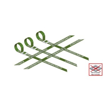 Nerf-Bar Belts CROSSPRO (kit) Green