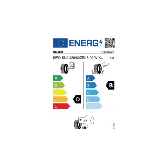 NEXEN SPO-SU2 225/50ZR18 99 W XL - D, B, 2, 71dB